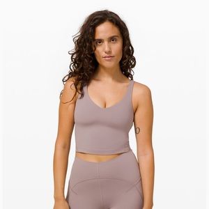 Lululemon Align Cropped Tank Top in Violet Verbana